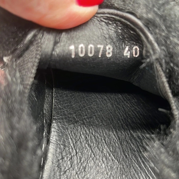 Joshua Sanders Black Furry Platform Slip On Sneakers - Size 40 (IT) - Picture 8 of 8